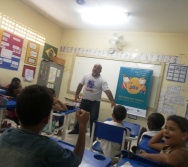 NA TRILHA DOS VALORES - CAPRI DE ALUNOS - ESCOLA ANTÔNIO VIEIRA DE REZENDE  - SERRA - ES