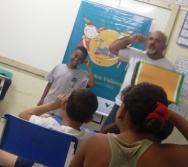 NA TRILHA DOS VALORES - CAPRI DE ALUNOS - ESCOLA ANTÔNIO VIEIRA DE REZENDE  - SERRA - ES