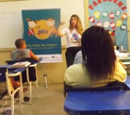 NA TRILHA DOS VALORES - CAPRI DE ALUNOS - ESCOLA ANTÔNIO VIEIRA DE REZENDE  - SERRA - ES