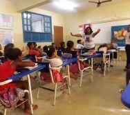 NA TRILHA DOS VALORES - CAPRI DE ALUNOS - ESCOLA ANTÔNIO VIEIRA DE REZENDE  - SERRA - ES