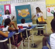 NA TRILHA DOS VALORES - CAPRI DE ALUNOS - ESCOLA ANTÔNIO VIEIRA DE REZENDE  - SERRA - ES