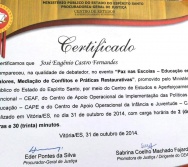 SEMINÁRIO PAZ NAS ESCOLAS PROMOVIDO PELO MPES - CASE COLORIR