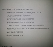 ATIVIDADES SOBRE O PROJETO NA TRILHA DOS VALORES SE REPLICAM PELAS ESCOLAS INTEGRADAS