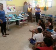 NA TRILHA DOS VALORES - ALUNOS EM AÇÃO COM AS ATIVIDADES DESENVOLVIDAS PELOS PROFESSORES