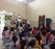 CULMINÂNCIA DO PROJETO COLORIR NO CMEI INTEGRAÇÃO - MATA DA SERRA