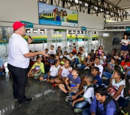 FOTOS DO PROJETO NA TRILHA DOS VALORES - EQUIPE DE COMUNICÃO VALE