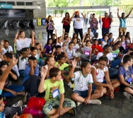 FOTOS DO PROJETO NA TRILHA DOS VALORES - EQUIPE DE COMUNICÃO VALE