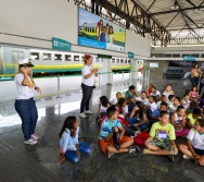 FOTOS DO PROJETO NA TRILHA DOS VALORES - EQUIPE DE COMUNICÃO VALE