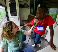 FOTOS DO PROJETO NA TRILHA DOS VALORES - EQUIPE DE COMUNICÃO VALE