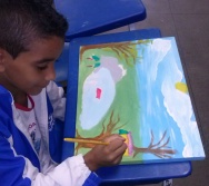 PINTANDO O SETE COM O PROJETO NA TRILHA DOS VALORES