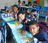 PINTANDO O SETE COM O PROJETO NA TRILHA DOS VALORES