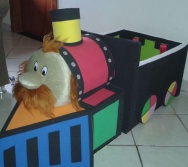 O maquinista, a Bubú e Alvinho fizeram uma ótima viagem de SP.