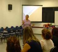 Oficina de Contação de histórias com turma de pedagogia da FACULDADE NOVO MILÊNIO