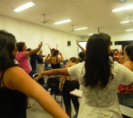 Oficina de Contação de histórias com turma de pedagogia da FACULDADE NOVO MILÊNIO