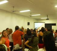 Oficina de Contação de histórias com turma de pedagogia da FACULDADE NOVO MILÊNIO