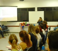 Oficina de Contação de histórias com turma de pedagogia da FACULDADE NOVO MILÊNIO