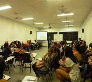 Oficina de Contação de histórias com turma de pedagogia da FACULDADE NOVO MILÊNIO