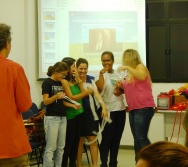 Oficina de Contação de histórias com turma de pedagogia da FACULDADE NOVO MILÊNIO