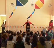CONTANDO HISTÓRIAS NO CMEI MARIA AMÉLIA - PRAIA DE CARAPEBUS - SERRA.