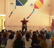 CONTANDO HISTÓRIAS NO CMEI MARIA AMÉLIA - PRAIA DE CARAPEBUS - SERRA.