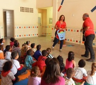 CONTANDO HISTÓRIAS NO CMEI MARIA AMÉLIA - PRAIA DE CARAPEBUS - SERRA.
