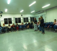 Oficina de Cont. de História com o 5º período de Pedagogia - Rede UNOPAR