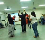 Oficina de Cont. de História com o 5º período de Pedagogia - Rede UNOPAR