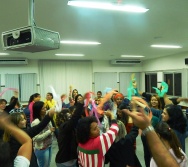 Oficina de Cont. de História com o 5º período de Pedagogia - Rede UNOPAR