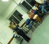 Oficina de Cont. de História com o 5º período de Pedagogia - Rede UNOPAR