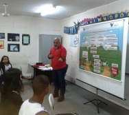 PALESTRA VIOLÊNCIA E JUVENTUDE - EEEF ZUMBI DOS PALMARES