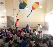 APLICAÇÃO DO PROJETO COLORIR - CMEI MARIA AMÉLIA - ETAPA ORIENTAR