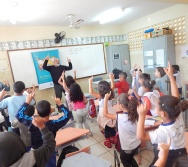 PROJETO NTV - EMEF ANTÔNIO V. REZENDE - CENTRAL CARAPINA - SENSIBILIZAÇÃO DE ALUNOS
