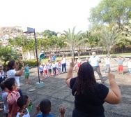 PROJETO NTV - EEEF MANOEL PASCHOAL - NOVA CANAÃ - CARIACICA - AULA DE CAMPO