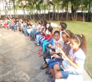 PROJETO NTV - EEEFM JONES JOSÉ DO NASCIMENTO - CENTRAL CARAPINA - SERRA - AULA DE CAMPO