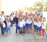 PROJETO NTV - EMEF ANTÔNIO VIEIRA DE REZENDE - CENTRAL CARAPINA - SERRA - AULA DE CAMPO