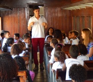 PROJETO NTV - EMEF ANTÔNIO VIEIRA DE REZENDE - CENTRAL CARAPINA - SERRA - AULA DE CAMPO