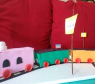 PROFESSORA DELZA DA EDUCAÇÃO ESPECIAL PRODUZ MAQUETE COM ALUNOS - SEGURANÇA FERROVIÁRIA - NTV