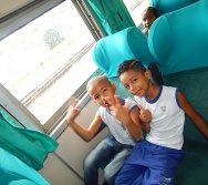 PROJETO NA TRILHA DOS VALORES - AULA DE CAMPO - PASSEIO DE TREM