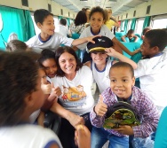 PROJETO NA TRILHA DOS VALORES - AULA DE CAMPO - PASSEIO DE TREM