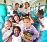 PROJETO NA TRILHA DOS VALORES - AULA DE CAMPO - PASSEIO DE TREM