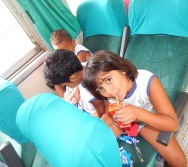 PROJETO NA TRILHA DOS VALORES - AULA DE CAMPO - PASSEIO DE TREM