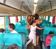 PROJETO NA TRILHA DOS VALORES - AULA DE CAMPO - PASSEIO DE TREM