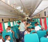 PROJETO NA TRILHA DOS VALORES - AULA DE CAMPO - PASSEIO DE TREM