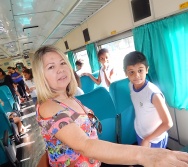 PROJETO NA TRILHA DOS VALORES - AULA DE CAMPO - PASSEIO DE TREM