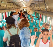 PROJETO NA TRILHA DOS VALORES - AULA DE CAMPO - PASSEIO DE TREM