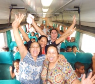 PROJETO NA TRILHA DOS VALORES - AULA DE CAMPO - PASSEIO DE TREM