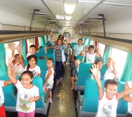 PROJETO NA TRILHA DOS VALORES - AULA DE CAMPO - PASSEIO DE TREM