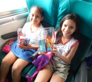 PROJETO NA TRILHA DOS VALORES - AULA DE CAMPO - PASSEIO DE TREM