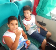 PROJETO NA TRILHA DOS VALORES - AULA DE CAMPO - PASSEIO DE TREM