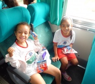 PROJETO NA TRILHA DOS VALORES - AULA DE CAMPO - PASSEIO DE TREM